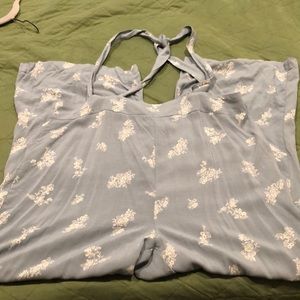 Wide Leg Suspender Pant Suit from Wild Fable